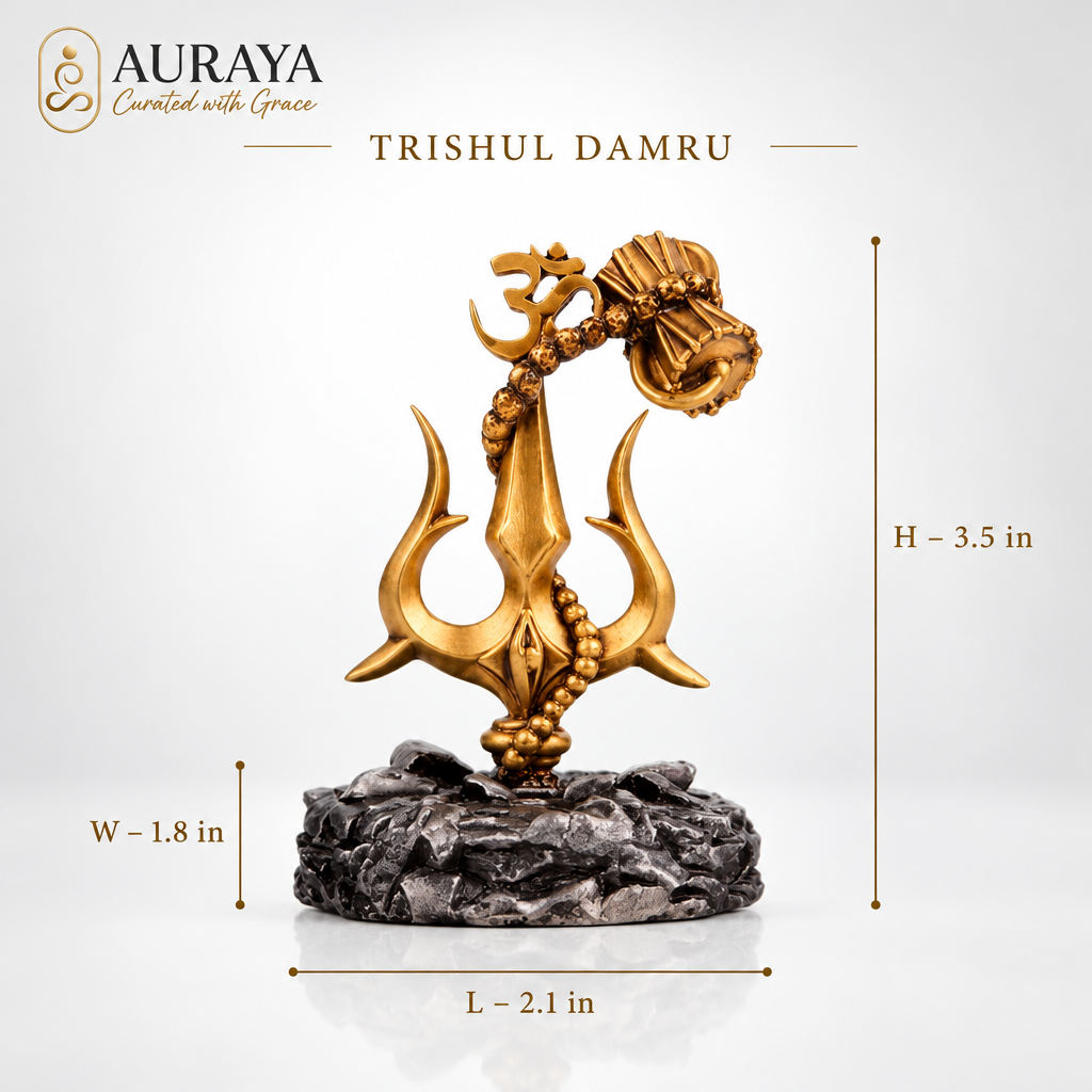 Lord Shiva Trishul With Damru 🕉️